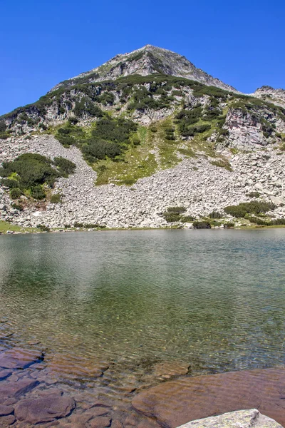 Pemandangan Yang Menakjubkan Dari Danau Muratovo Hvoynato Pirin Mountain Bulgaria — Stok Foto