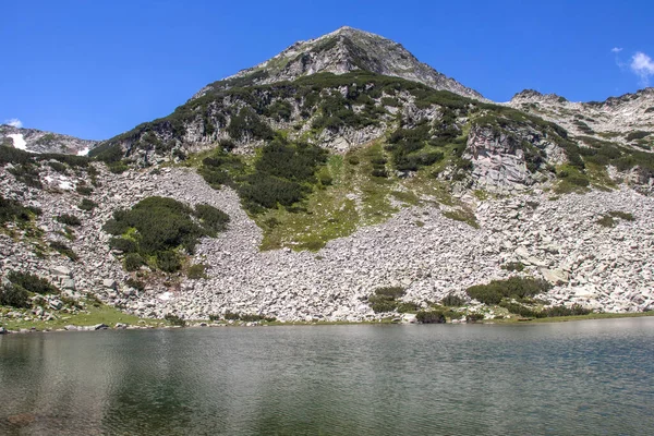 Niesamowity Krajobraz Jeziora Muratovo Hvoynato Górach Pirin Bułgaria — Zdjęcie stockowe
