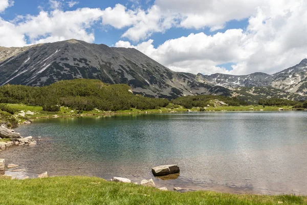 Increíble Paisaje Del Lago Muratovo Hvoynato Montaña Pirin Bulgaria — Foto de Stock
