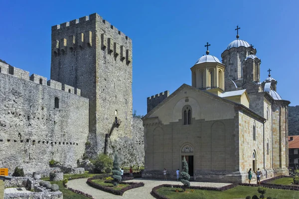 Despotovac Serbia Agosto 2019 Edificios Medievales Monasterio Manasija Sumadija Oeste — Foto de Stock