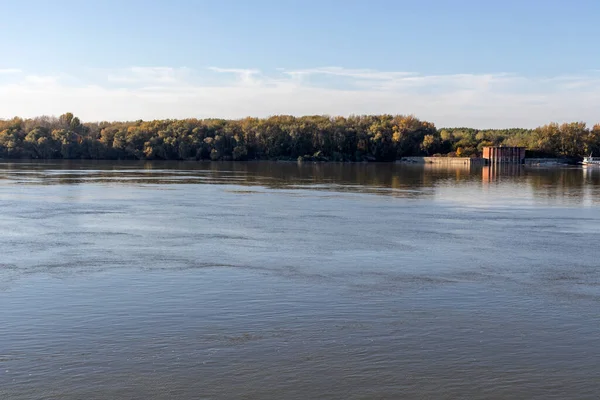 Ruse Bulgaria Novembre 2020 Panorama Della Strada Costiera Centro Della — Foto Stock