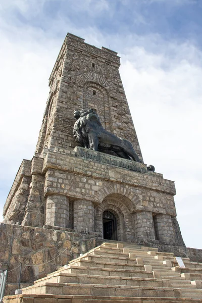 Shipka Bulgaria Mayo 2021 Monumento Libertad Shipka Pico San Nicolás — Foto de Stock