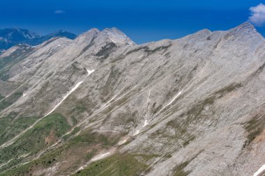 Panoramik Banski Suhodol tepe ve Koncheto, Pirin Dağı