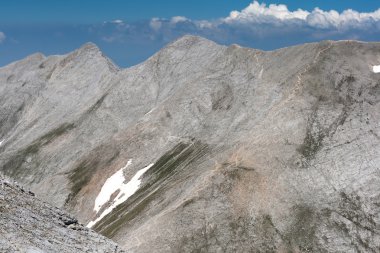 Panoramik Kutelo tepe ve Koncheto, Pirin Dağı