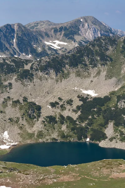 Krásné letní pohled na Vlahini jezera, pohoří Pirin — Stock fotografie