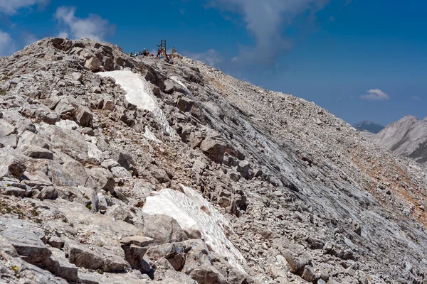 Panoramatický pohled na vrchol Vichren, pohoří Pirin — Stock fotografie