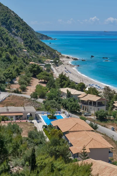 Kathisma beach at the island of Lefkada — Stock Photo, Image