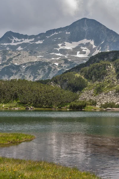 Horské řeky a Banski Suhodol Peak, pohoří Pirin — Stock fotografie