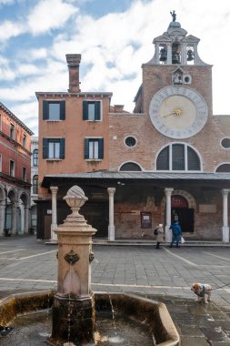 VENICE, İtalya - 05 Aralık 2024: Venedik, Veneto Bölgesi, İtalya 'nın Eski Kenti Panorama