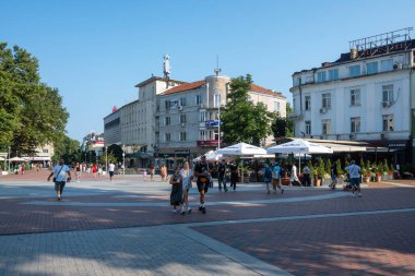 VARNA, BULGARIA - 17 Temmuz 2025: Bulgaristan 'ın Varna kentinin Yaz Panoraması