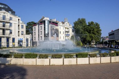 VARNA, BULGARIA - 17 Temmuz 2025: Bulgaristan 'ın Varna kentinin Yaz Panoraması