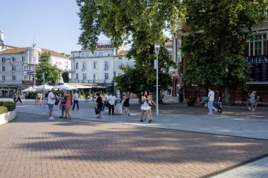 VARNA, BULGARIA - 17 Temmuz 2025: Bulgaristan 'ın Varna kentinin Yaz Panoraması