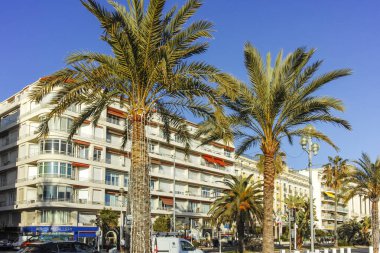 25 Ocak 2024: Nice, Provence Alpes-Cote d 'Azur, Fransa' nın Muhteşem Panoraması