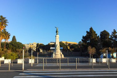 25 Ocak 2024: Nice, Provence Alpes-Cote d 'Azur, Fransa' nın Muhteşem Panoraması