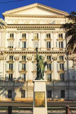 25 Ocak 2024: Nice, Provence Alpes-Cote d 'Azur, Fransa' nın Muhteşem Panoraması