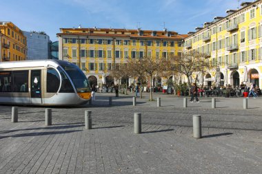 25 Ocak 2024: Nice, Provence Alpes-Cote d 'Azur, Fransa' nın Muhteşem Panoraması