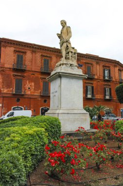 BARI, İtalya - 16 Mayıs 2024: Bari, Apulia Bölgesi, İtalya 'nın Eski Kasabası' nın inanılmaz manzarası