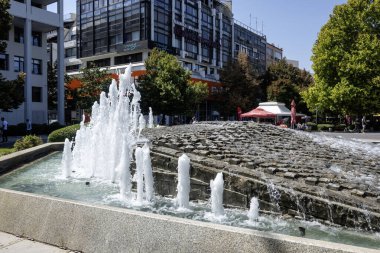 LARISSA, GREECE - 5 Eylül 2025: Larissa, Teselya 'nın merkezi Panorama