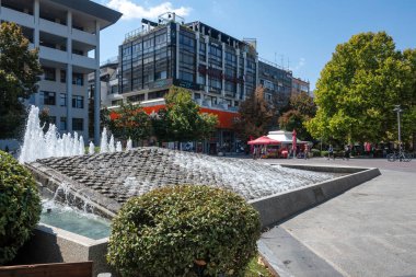 LARISSA, GREECE - 5 Eylül 2025: Larissa, Teselya 'nın merkezi Panorama