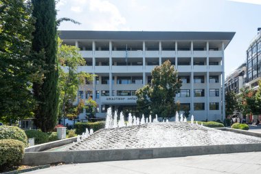 LARISSA, GREECE - 5 Eylül 2025: Larissa, Teselya 'nın merkezi Panorama