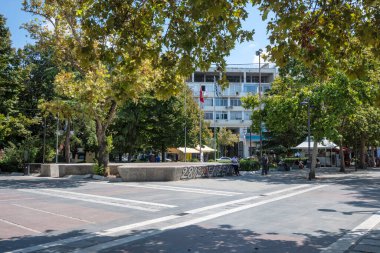 LARISSA, GREECE - 5 Eylül 2025: Larissa, Teselya 'nın merkezi Panorama