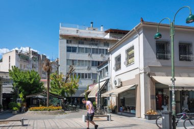 LARISSA, GREECE - 5 Eylül 2025: Larissa, Teselya 'nın merkezi Panorama