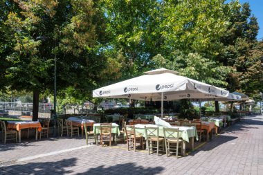 LARISSA, GREECE - 5 Eylül 2025: Larissa, Teselya 'nın merkezi Panorama