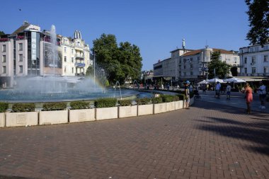 VARNA, BULGARIA - 17 Temmuz 2025: Bulgaristan 'ın Varna kentinin Yaz Panoraması