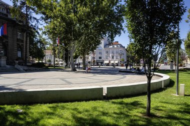 NIS, SERBIA - 21 Eylül 2025: Sırbistan 'ın Niş kentinin şaşırtıcı Panoraması