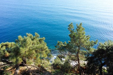 KAVALA, GREECE - 27 Aralık 2023: Eski Kavala kenti, Doğu Makedonya ve Trakya, Yunanistan