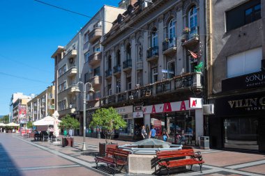 NIS, SERBIA - 21 Eylül 2025: Sırbistan 'ın Niş kentinin şaşırtıcı Panoraması