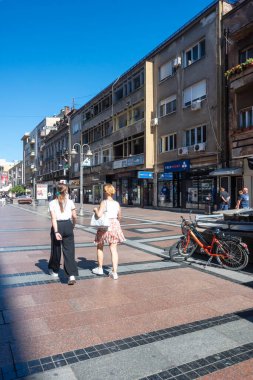NIS, SERBIA - 21 Eylül 2025: Sırbistan 'ın Niş kentinin şaşırtıcı Panoraması