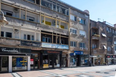 NIS, SERBIA - 21 Eylül 2025: Sırbistan 'ın Niş kentinin şaşırtıcı Panoraması