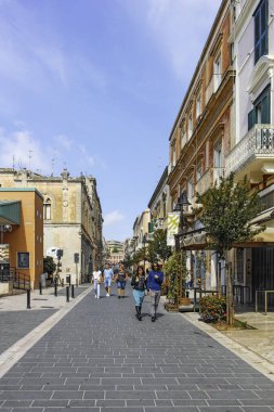 MATERA, İtalya - 14 Mayıs 2024: Matera, Basilicata Bölgesi, İtalya 'nın Eski Kasabası