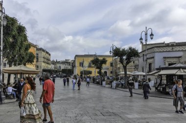 MATERA, İtalya - 14 Mayıs 2024: Matera, Basilicata Bölgesi, İtalya 'nın Eski Kasabası