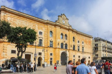 MATERA, İtalya - 14 Mayıs 2024: Matera, Basilicata Bölgesi, İtalya 'nın Eski Kasabası