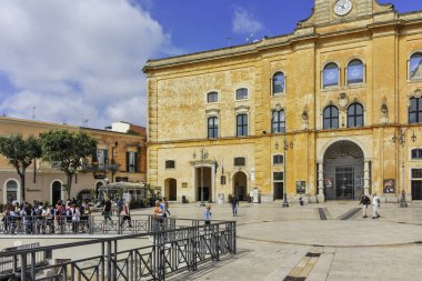 MATERA, İtalya - 14 Mayıs 2024: Matera, Basilicata Bölgesi, İtalya 'nın Eski Kasabası