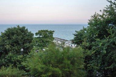 VARNA, BULGARIA - 17 Temmuz 2025: Bulgaristan 'ın Varna kentinin Yaz Panoraması