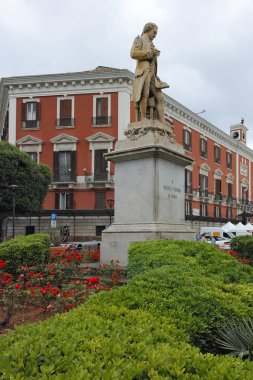 BARI, İtalya - 16 Mayıs 2024: Bari, Apulia Bölgesi, İtalya 'nın Eski Kasabası' nın inanılmaz manzarası