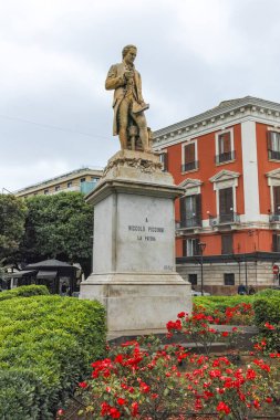 BARI, İtalya - 16 Mayıs 2024: Bari, Apulia Bölgesi, İtalya 'nın Eski Kasabası' nın inanılmaz manzarası