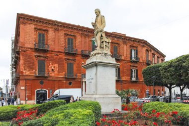 BARI, İtalya - 16 Mayıs 2024: Bari, Apulia Bölgesi, İtalya 'nın Eski Kasabası' nın inanılmaz manzarası