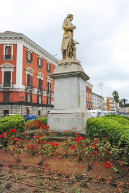 BARI, İtalya - 16 Mayıs 2024: Bari, Apulia Bölgesi, İtalya 'nın Eski Kasabası' nın inanılmaz manzarası