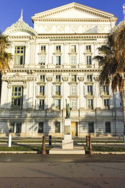 25 Ocak 2024: Nice, Provence Alpes-Cote d 'Azur, Fransa' nın Muhteşem Panoraması