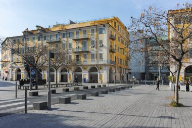 25 Ocak 2024: Nice, Provence Alpes-Cote d 'Azur, Fransa' nın Muhteşem Panoraması