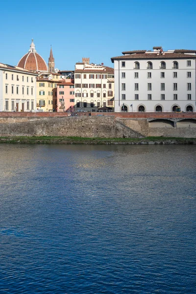 FLORENCE, İTALYA - 05 Aralık 2024: Floransa, Toskana Bölgesi, İtalya 'nın Eski Kenti Panorama