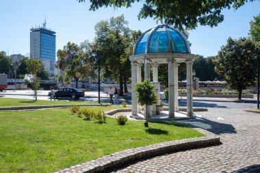 NIS, SERBIA - 21 Eylül 2025: Sırbistan 'ın Niş kentinin şaşırtıcı Panoraması