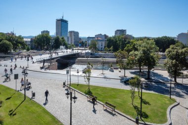 NIS, SERBIA - 21 Eylül 2025: Sırbistan 'ın Niş kentinin şaşırtıcı Panoraması