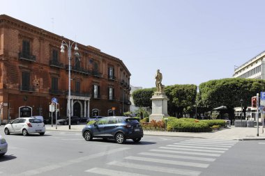 BARI, İtalya - 16 Mayıs 2024: Bari, Apulia Bölgesi, İtalya 'nın Eski Kasabası' nın inanılmaz manzarası