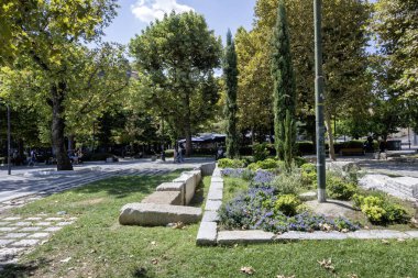 LARISSA, GREECE - 5 Eylül 2025: Larissa, Teselya 'nın merkezi Panorama