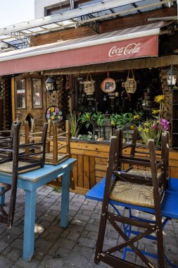 LARISSA, GREECE - 5 Eylül 2025: Larissa, Teselya 'nın merkezi Panorama